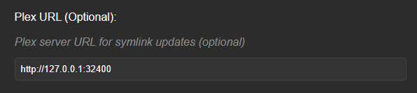 Plex URL