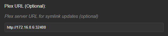 Plex URL Signed In